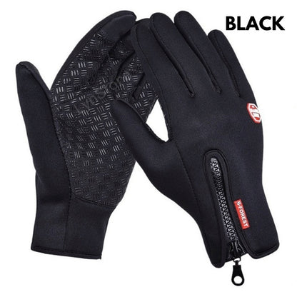 Winter Gloves for Cycling, Skiing & Motorcycle Riding Windproof & Waterproof Sports Gloves With Fleece Anti-Slip Gloves