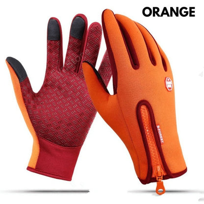 Winter Gloves for Cycling, Skiing & Motorcycle Riding Windproof & Waterproof Sports Gloves With Fleece Anti-Slip Gloves