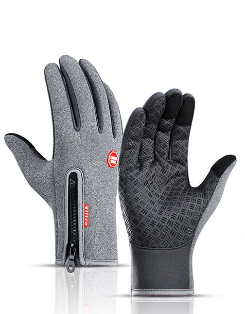 Winter Gloves for Cycling, Skiing & Motorcycle Riding Windproof & Waterproof Sports Gloves With Fleece Anti-Slip Gloves