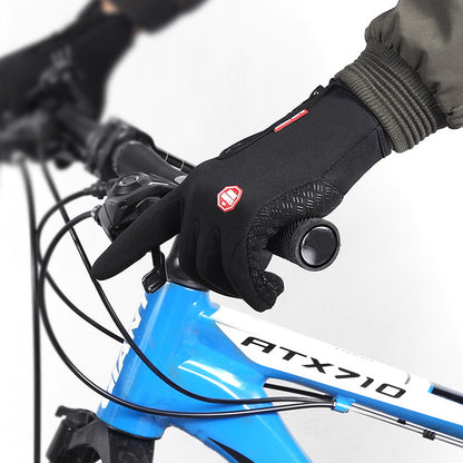 Winter Gloves for Cycling, Skiing & Motorcycle Riding Windproof & Waterproof Sports Gloves With Fleece Anti-Slip Gloves