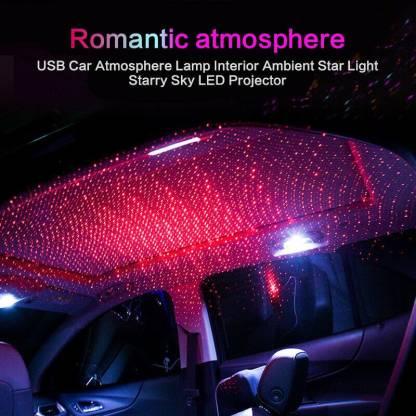 Star Decoration Light, 12V LED Car Atmosphere Lamp, 360 degree Rotation