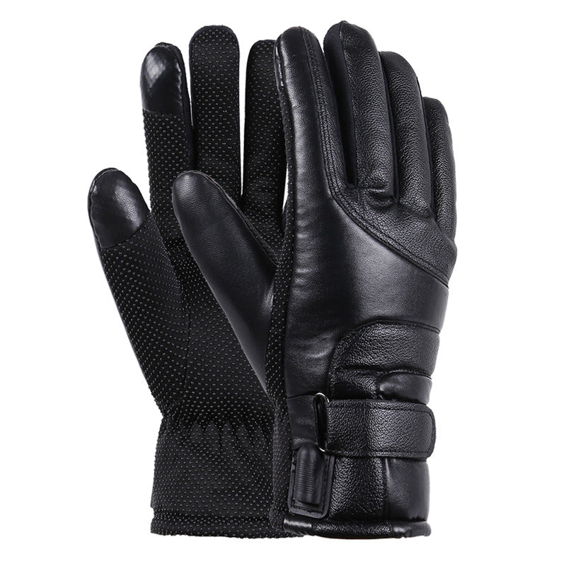 Electric Heated Gloves with USB Power Bank – Waterproof Windproof Winter Touchscreen Gloves for Men & Women
