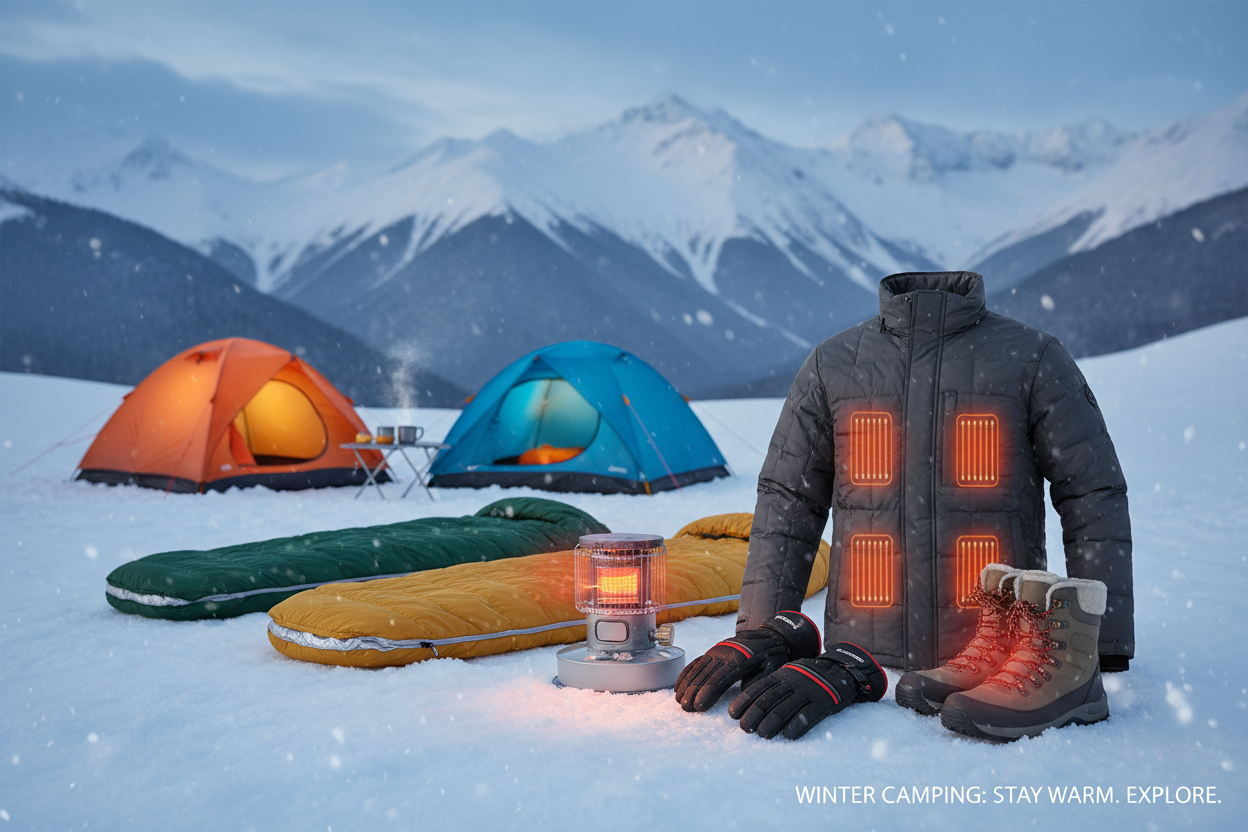 Make heating wears, gears & outdoor camping.